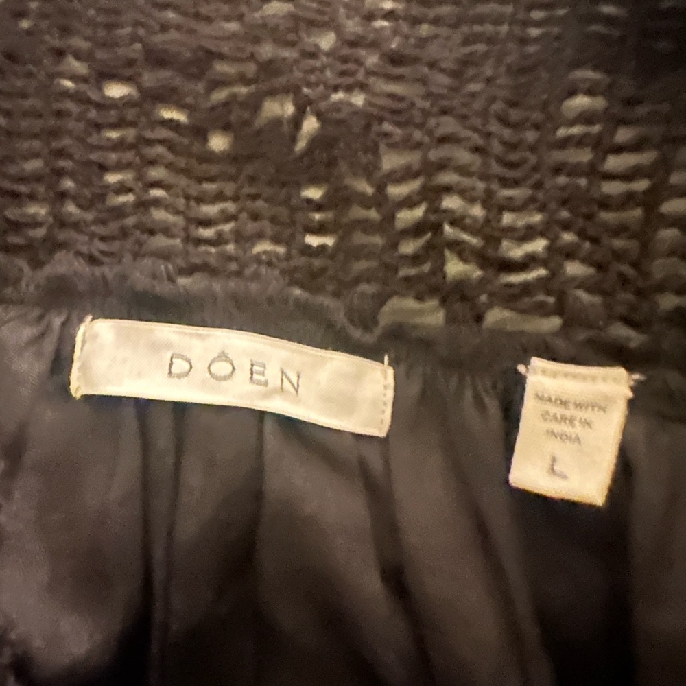 Doen Black Lace-Trim Maxi Dress - Picture 10 of 12